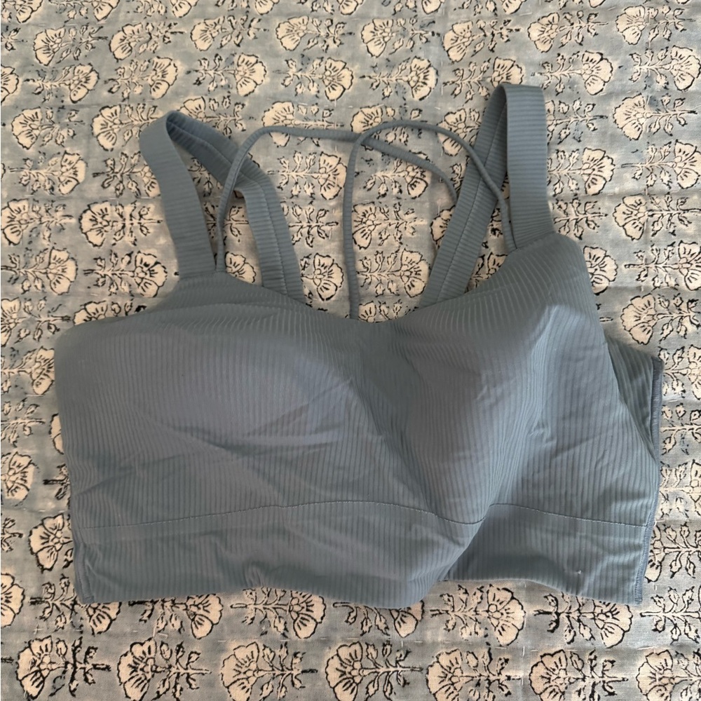 Longline like a cloud ribbed bra